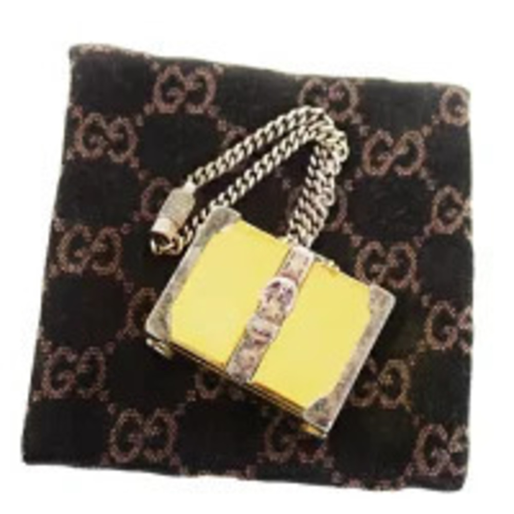 Gucci Bag Charm Key chain Trunk Gold Silver Metal